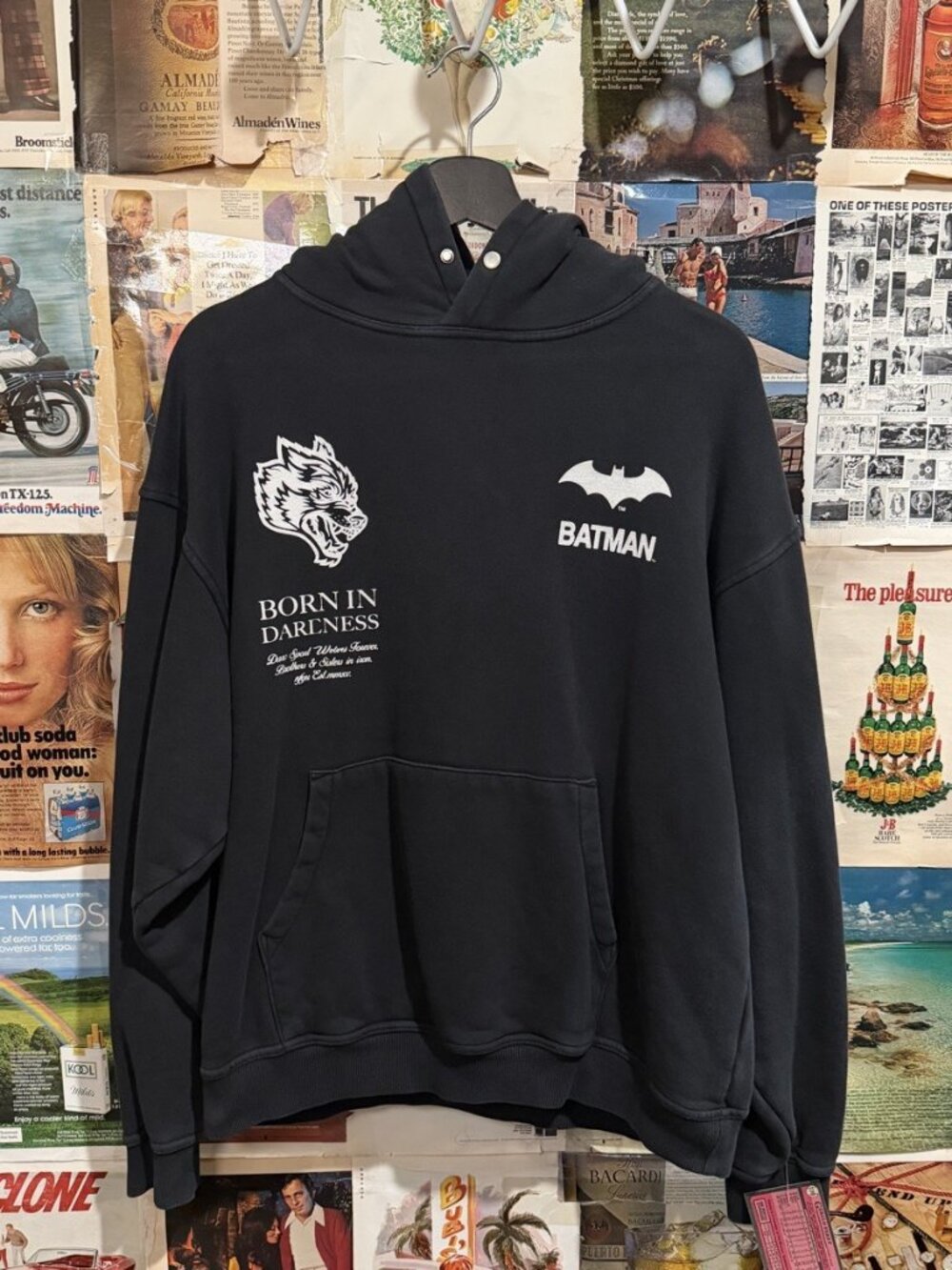 Darc Sport x Batman Born In Darcness Pierce Hoodie M 228 of 1000